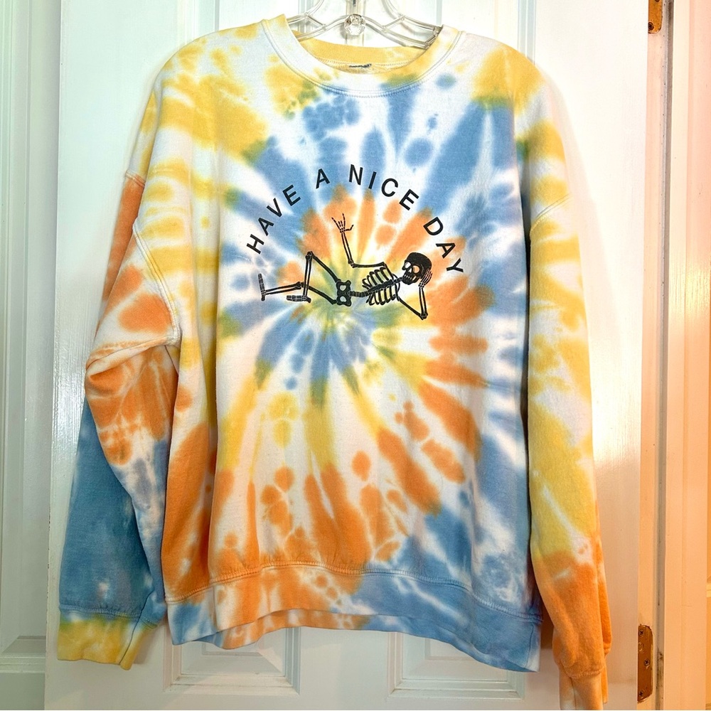 Urban Outfitters Tie-Dye Oversized Sweatshirt | Grateful Dead Vibe